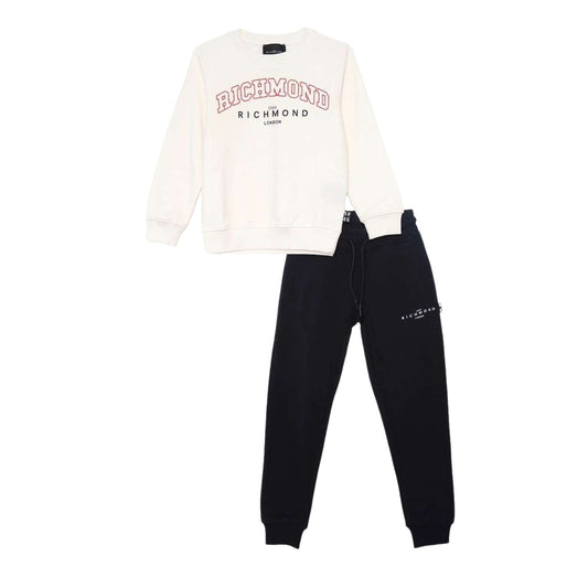 john richmond - SET FELPA+PANTALONI BARKER