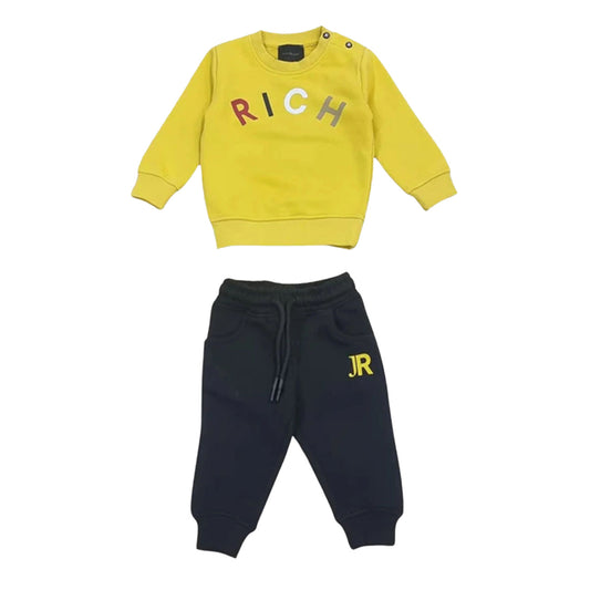 john richmond - SET FELPA+PANTALONI BALUR