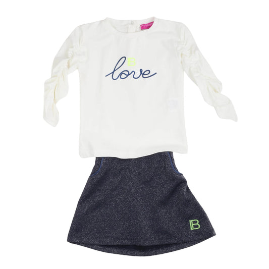 laura biagiotti - COMPLETO T-SHIRT E GONNA - Nuvò Kids