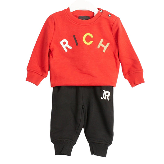 john richmond - SET FELPA+PANTALONI BALUR