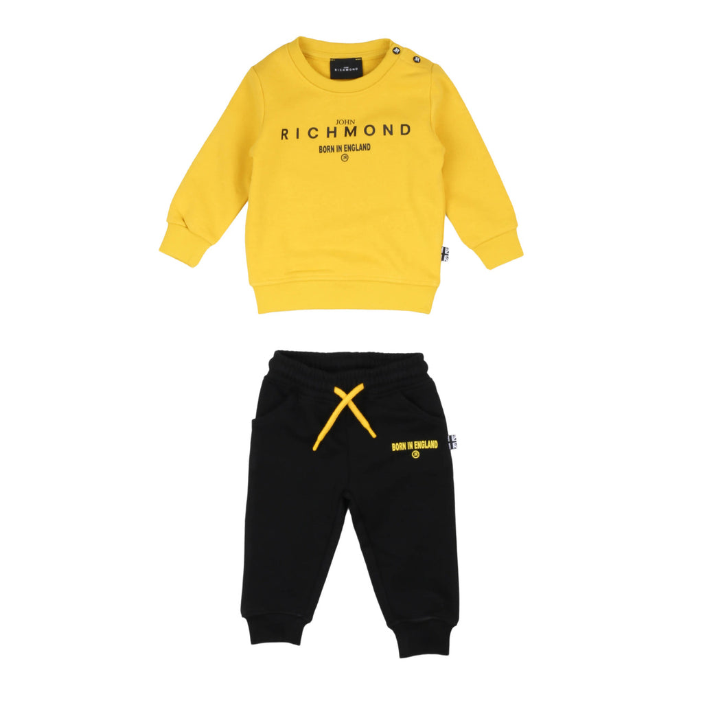 john richmond - SET FELPA+PANTALONI CURRY