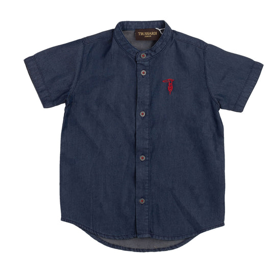 trussardi - CAMICIA DENIM GOVAN